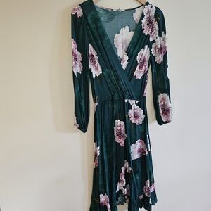 Tracy Reese Floral Green Dress